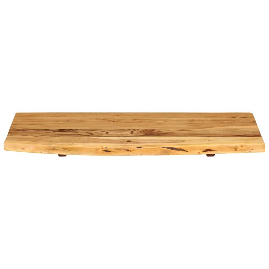 Wastafelblad Acaciahout 80cm - 60% Korting! (Beschadigd)