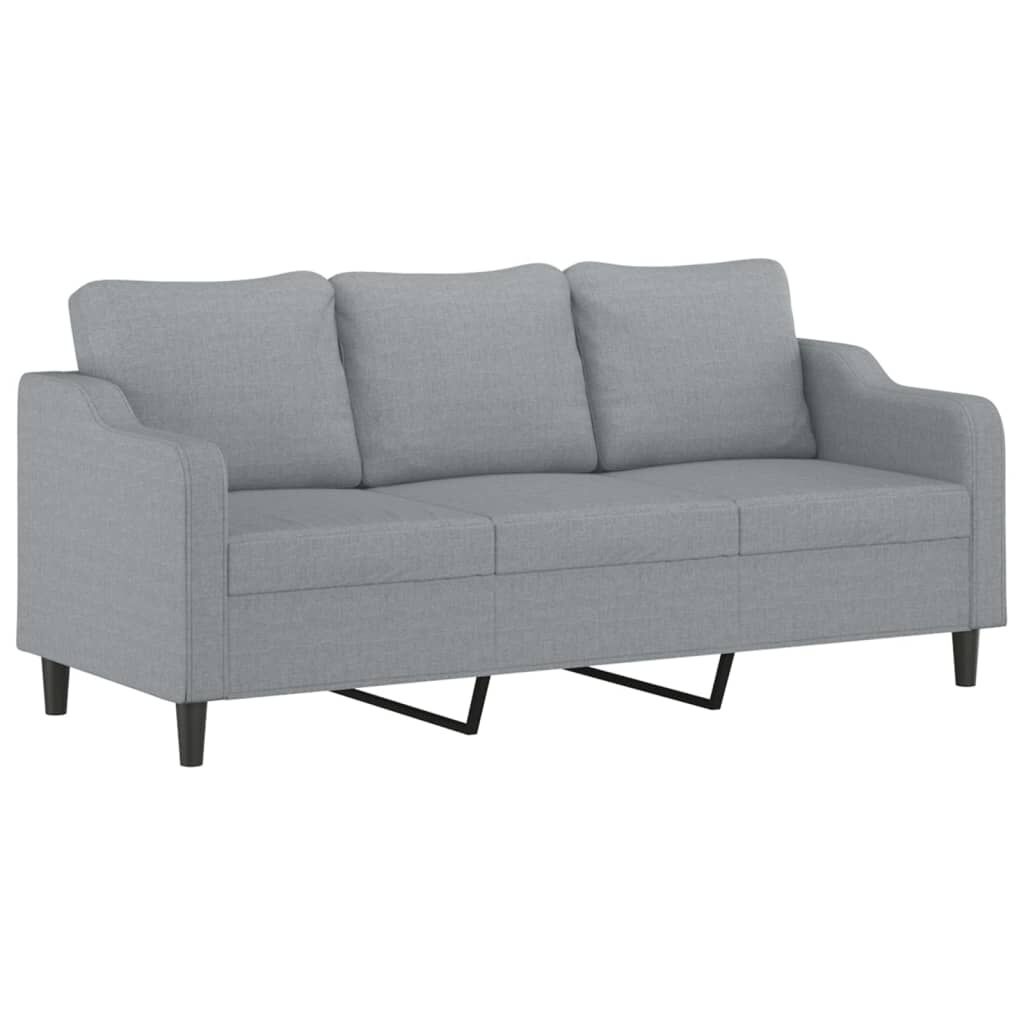 vidaXL Driezitsbank Lichtgrijs - 40% Korting! (Retourdeal)