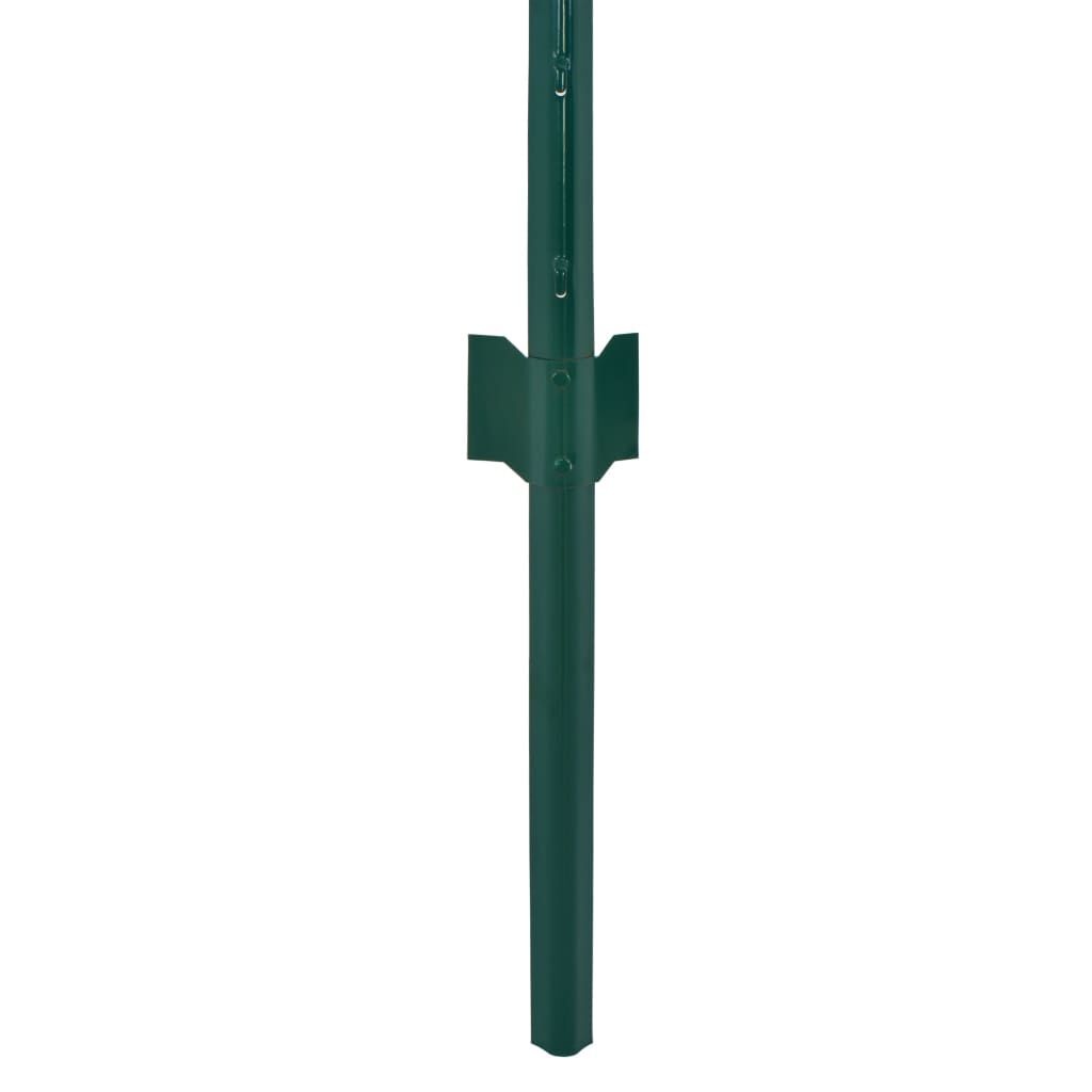 Draadgaashek met Palen 25x0,5m Groen - 40% Korting!