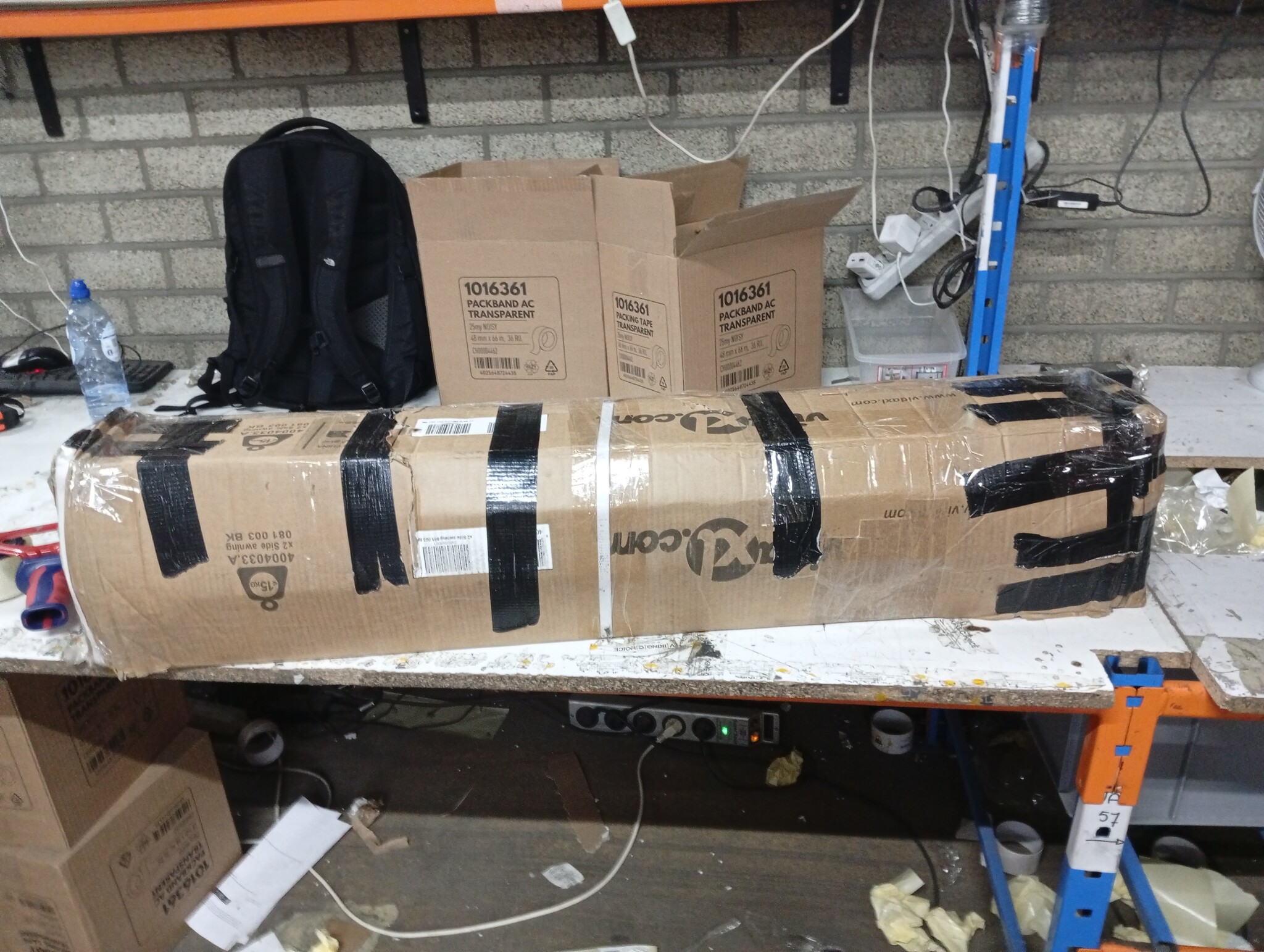 vidaXL Uittrekbaar Windscherm 180x600 cm Zwart - 55% Korting!