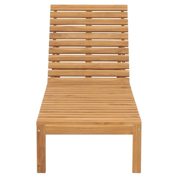 VidaXL Teakhouten Ligbed - 40% Korting! Perfect voor Tuin & Terras