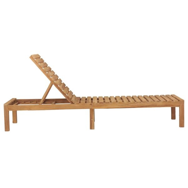 VidaXL Teakhouten Ligbed - 40% Korting! Perfect voor Tuin & Terras
