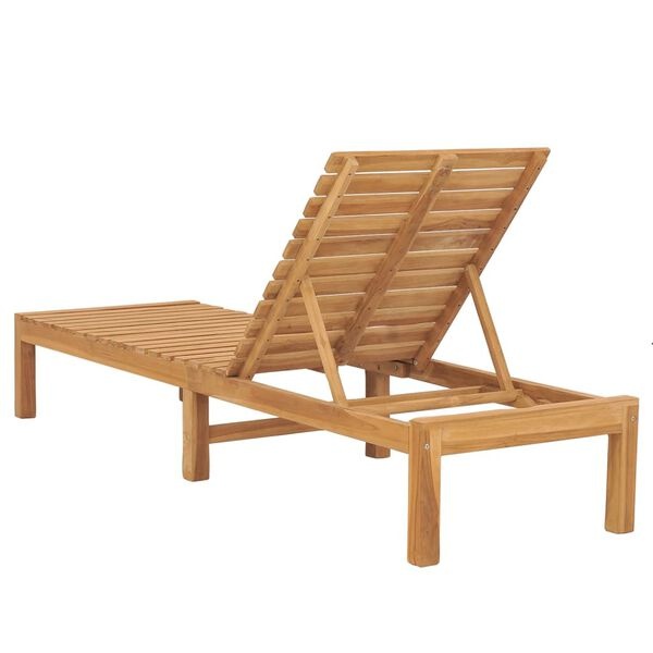 VidaXL Teakhouten Ligbed - 40% Korting! Perfect voor Tuin & Terras