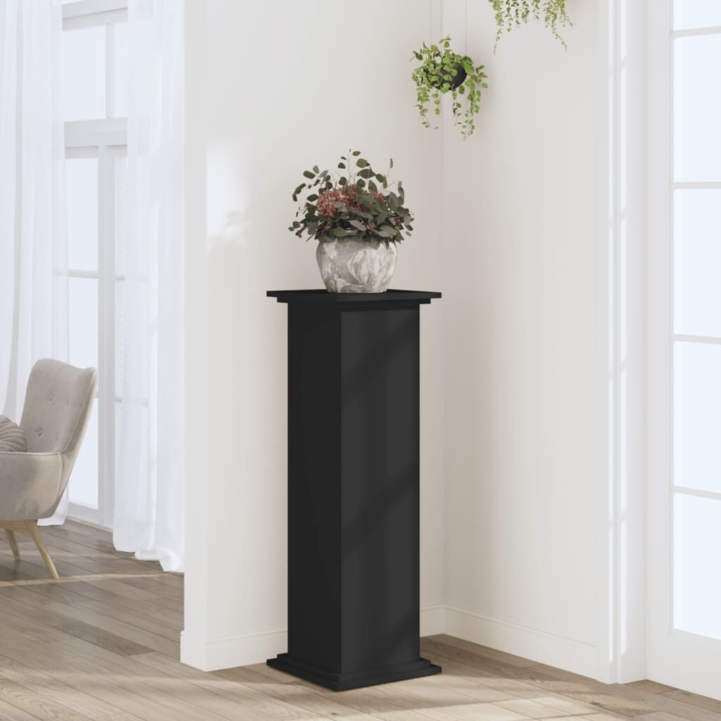 vidaXL Plantenstandaard Zwart 33x33x100cm - 55% Korting!