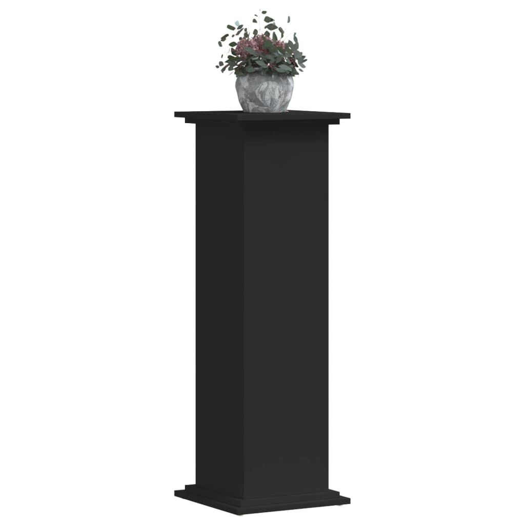 vidaXL Plantenstandaard Zwart 33x33x100cm - 55% Korting!