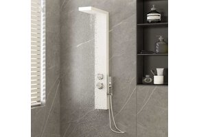 vidaXL Douchepaneel Wit - Topdeal! 35% Korting