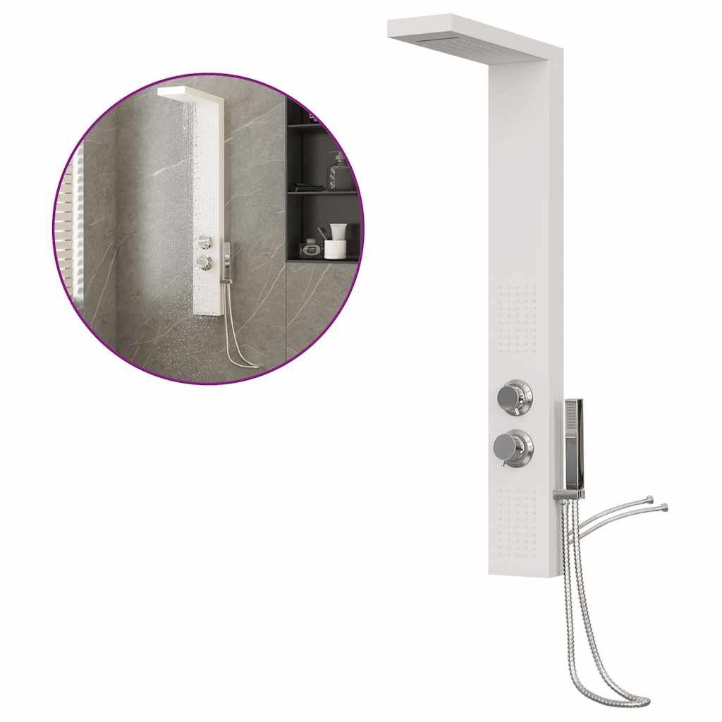 vidaXL Douchepaneel Wit - Topdeal! 35% Korting