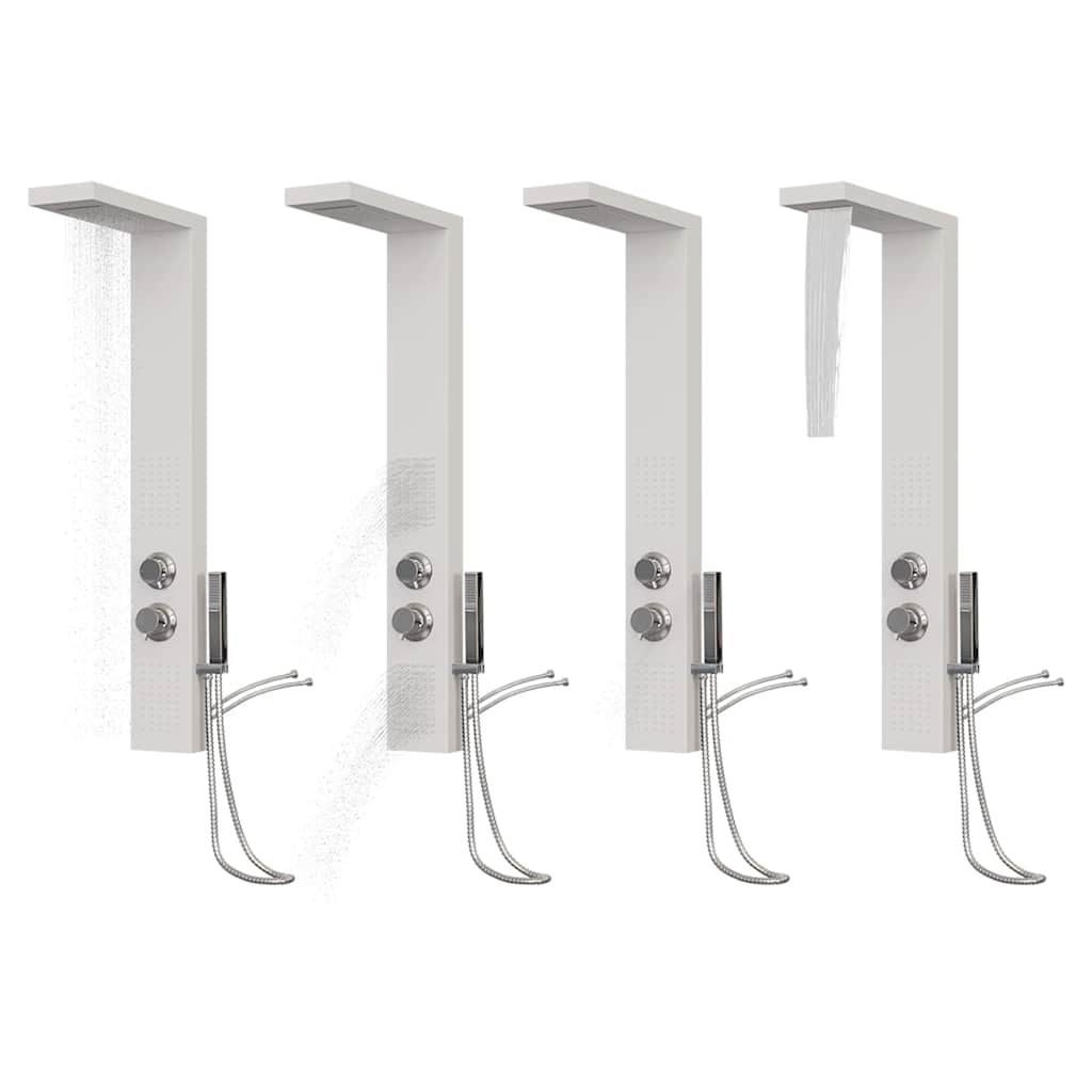 vidaXL Douchepaneel Wit - Topdeal! 35% Korting