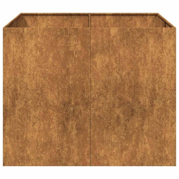 VidaXL Plantenbak Roest 100x100x80cm -55% Korting! Wees er snel bij!