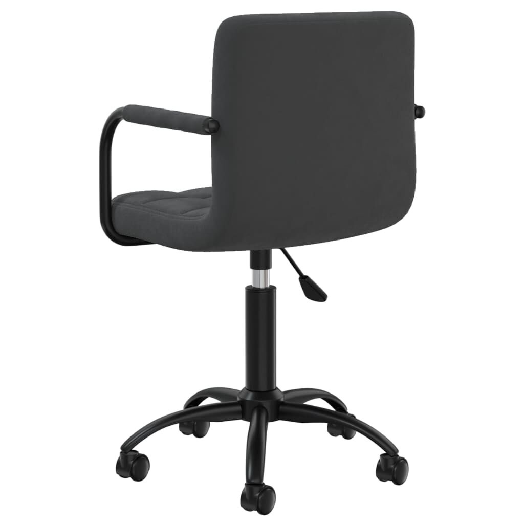 VidaXL Draaibare Fluweel Eetkamerstoel Zwart - 40% Korting!