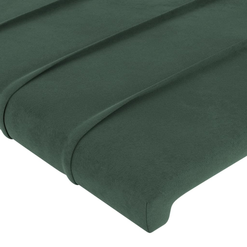 vidaXL Hoofdborden 2x 100cm Donkergroen Fluwelen - 40% Korting!