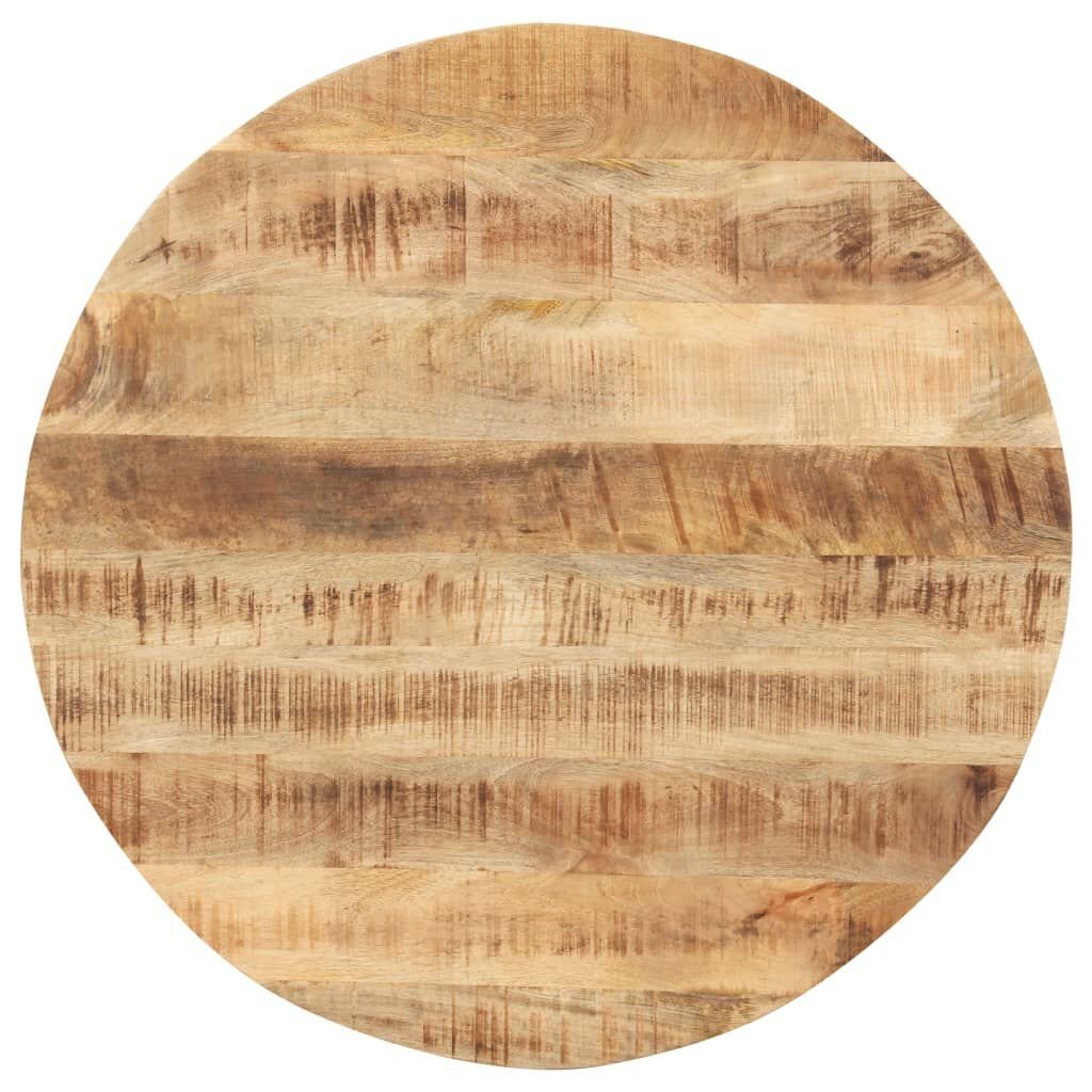 Mangohouten Tafelblad 70cm - Rond, Massief & Uniek - 55% Korting!