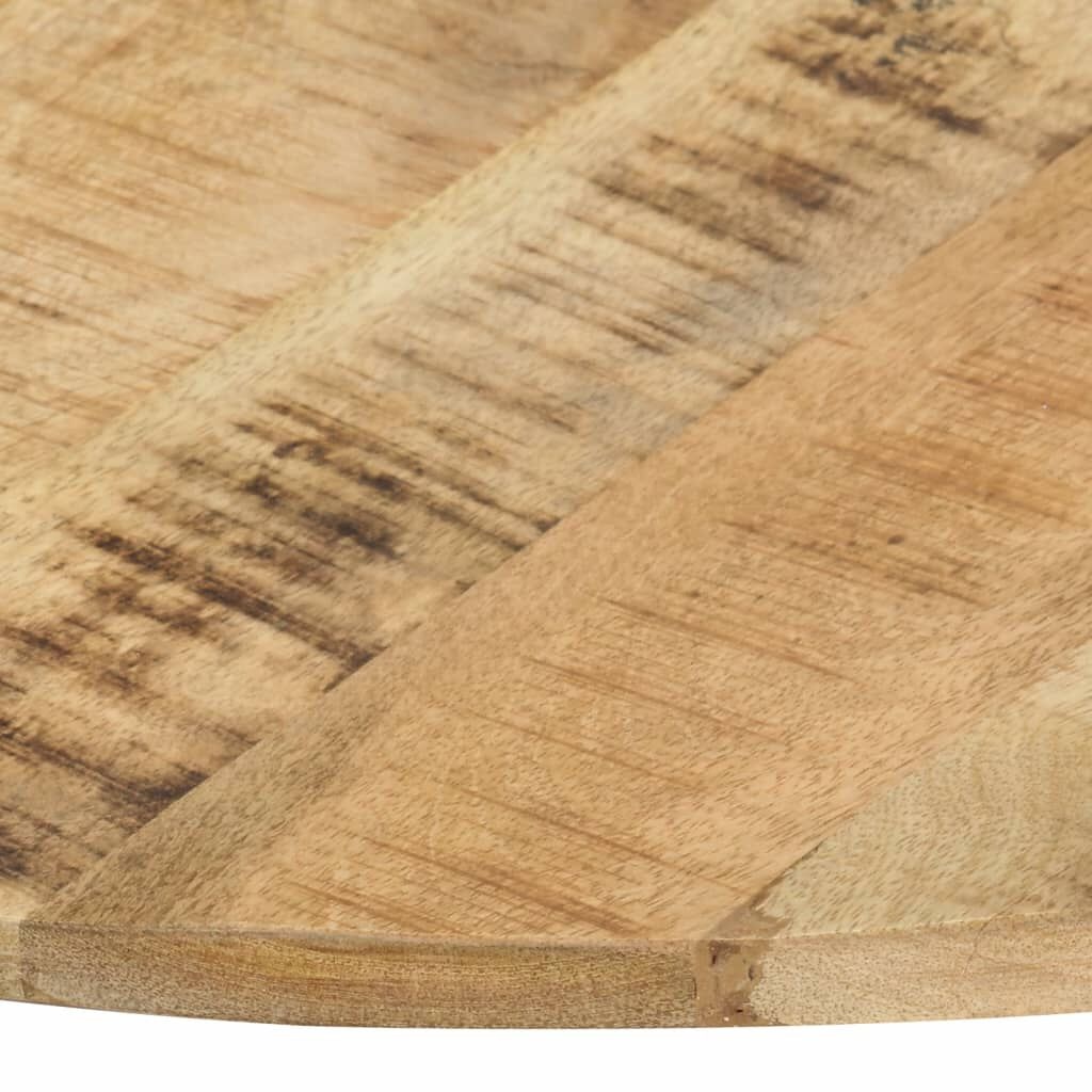 Mangohouten Tafelblad 70cm - Rond, Massief & Uniek - 55% Korting!