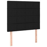 2x Zwart Stoffen Hoofdbord 100cm - 61% Korting!