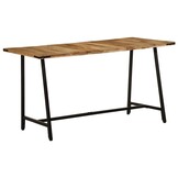 VidaXL Eettafel Mangohout 140cm - 40% Korting! Zo Goed Als Nieuw