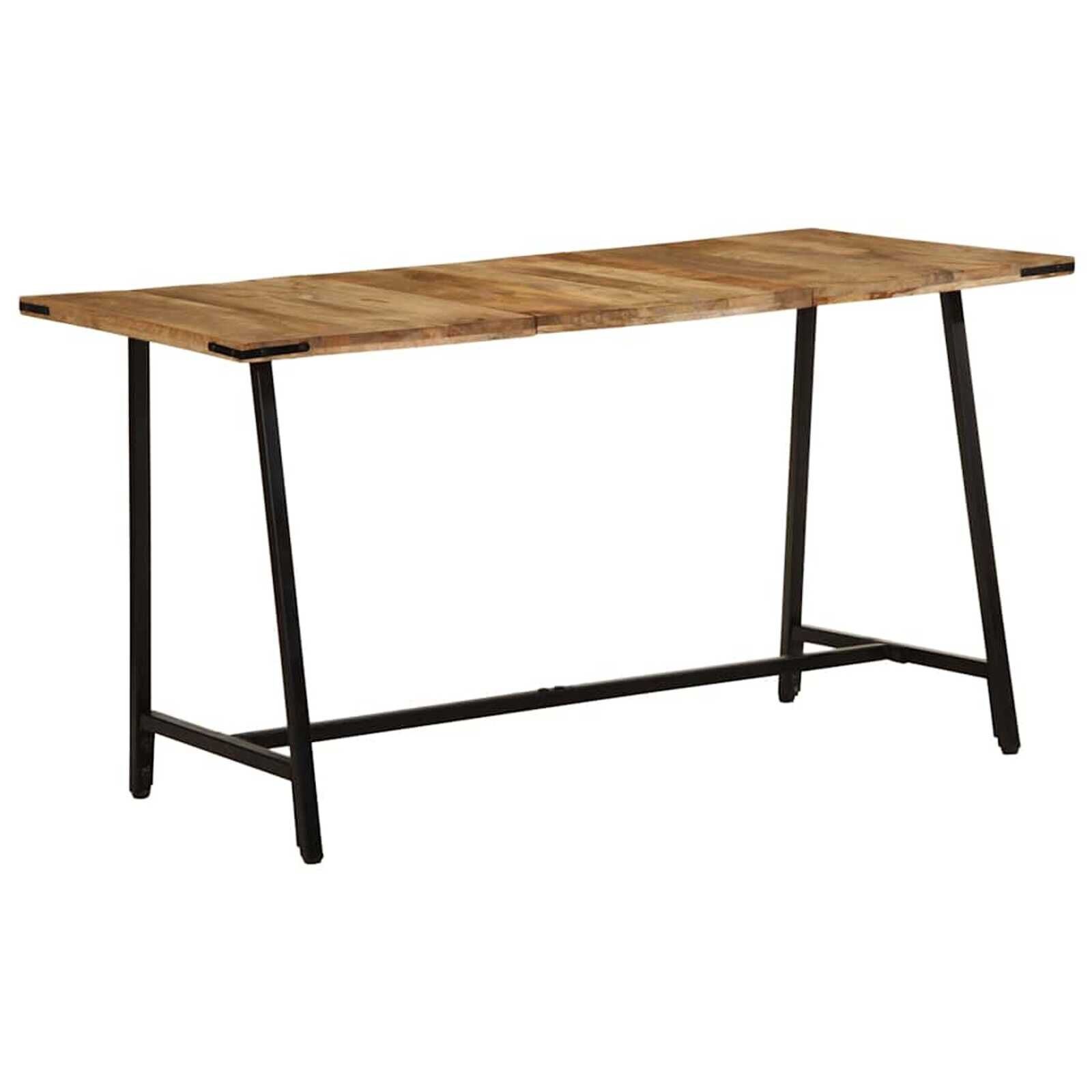 VidaXL Eettafel Mangohout 140cm - 40% Korting! Zo Goed Als Nieuw