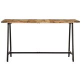 VidaXL Eettafel Mangohout 140cm - 40% Korting! Zo Goed Als Nieuw