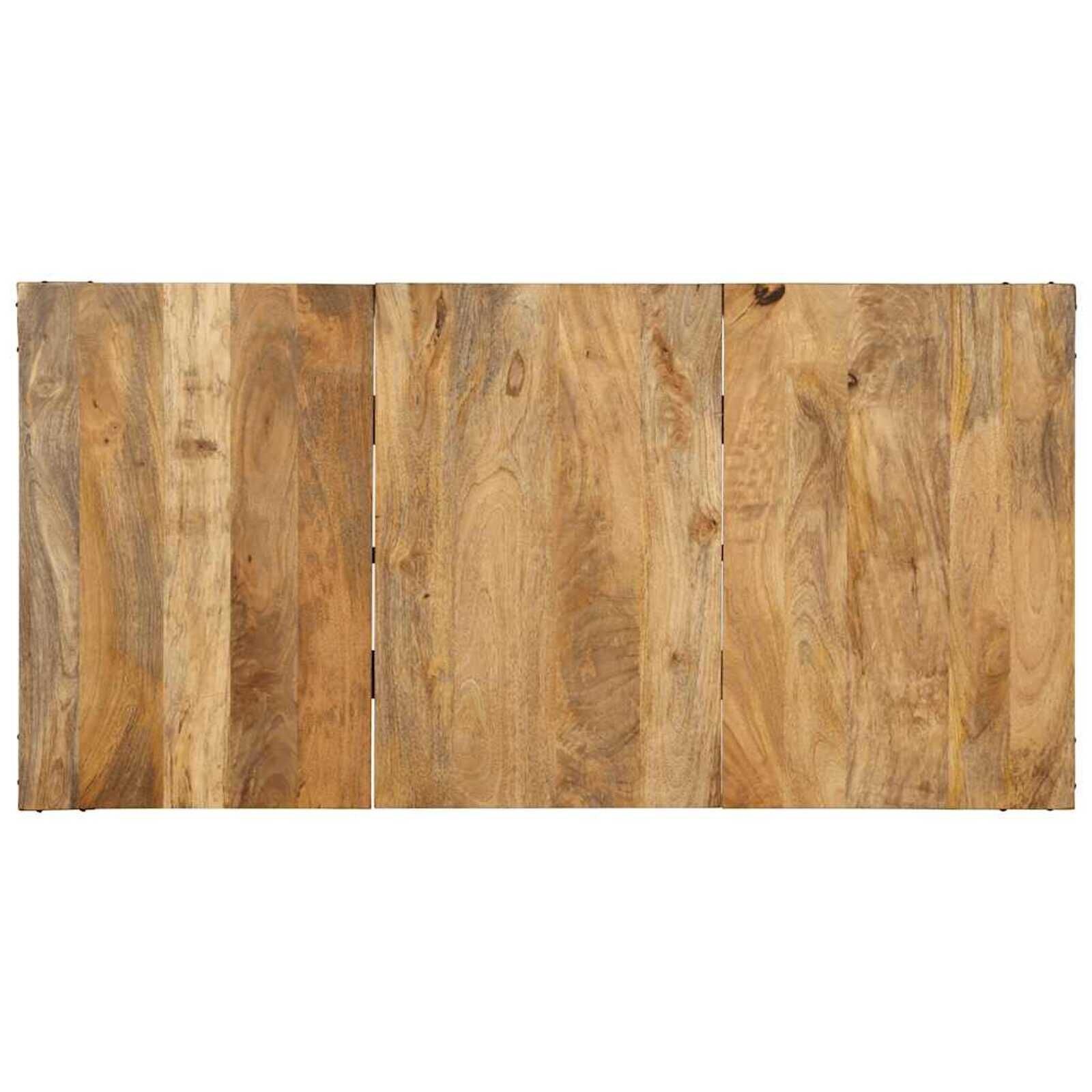 VidaXL Eettafel Mangohout 140cm - 40% Korting! Zo Goed Als Nieuw