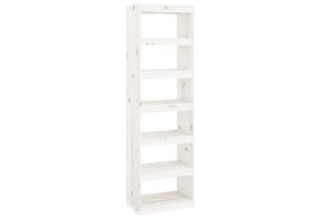 VidaXL Boekenkast Wit Grenen 60x30x199,5cm - 55% Korting!