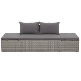 VidaXL Tuinbed Grijs 195cm - Zo Goed Als Nieuw - 46% Korting!