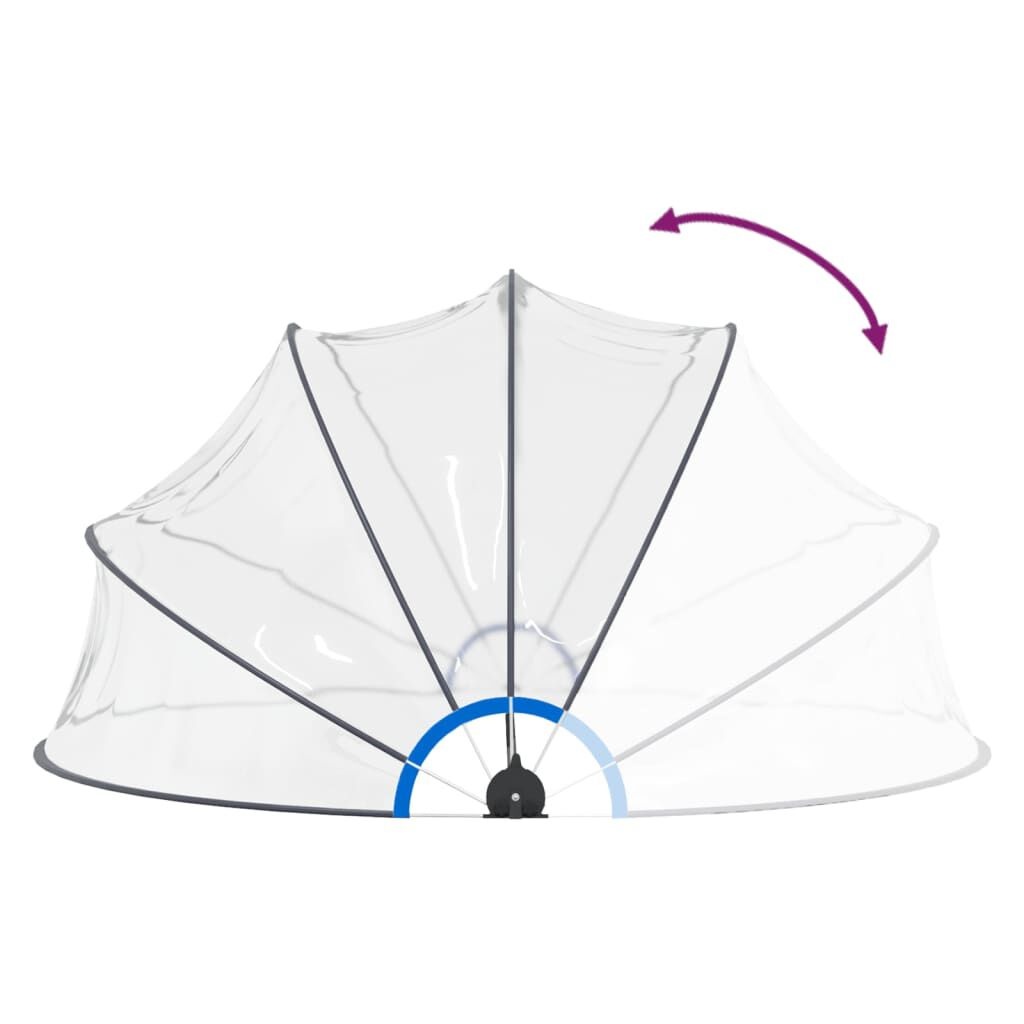 Zwembadkoepel 440x220 cm - BESPAAR 55%!