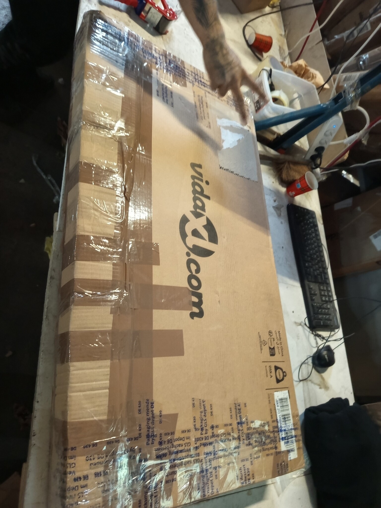 Salontafel met LED Zwart 90x50cm - 60% Korting!