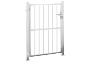 vidaXL Tuinpoort RVS 100x145cm - 55% Korting!