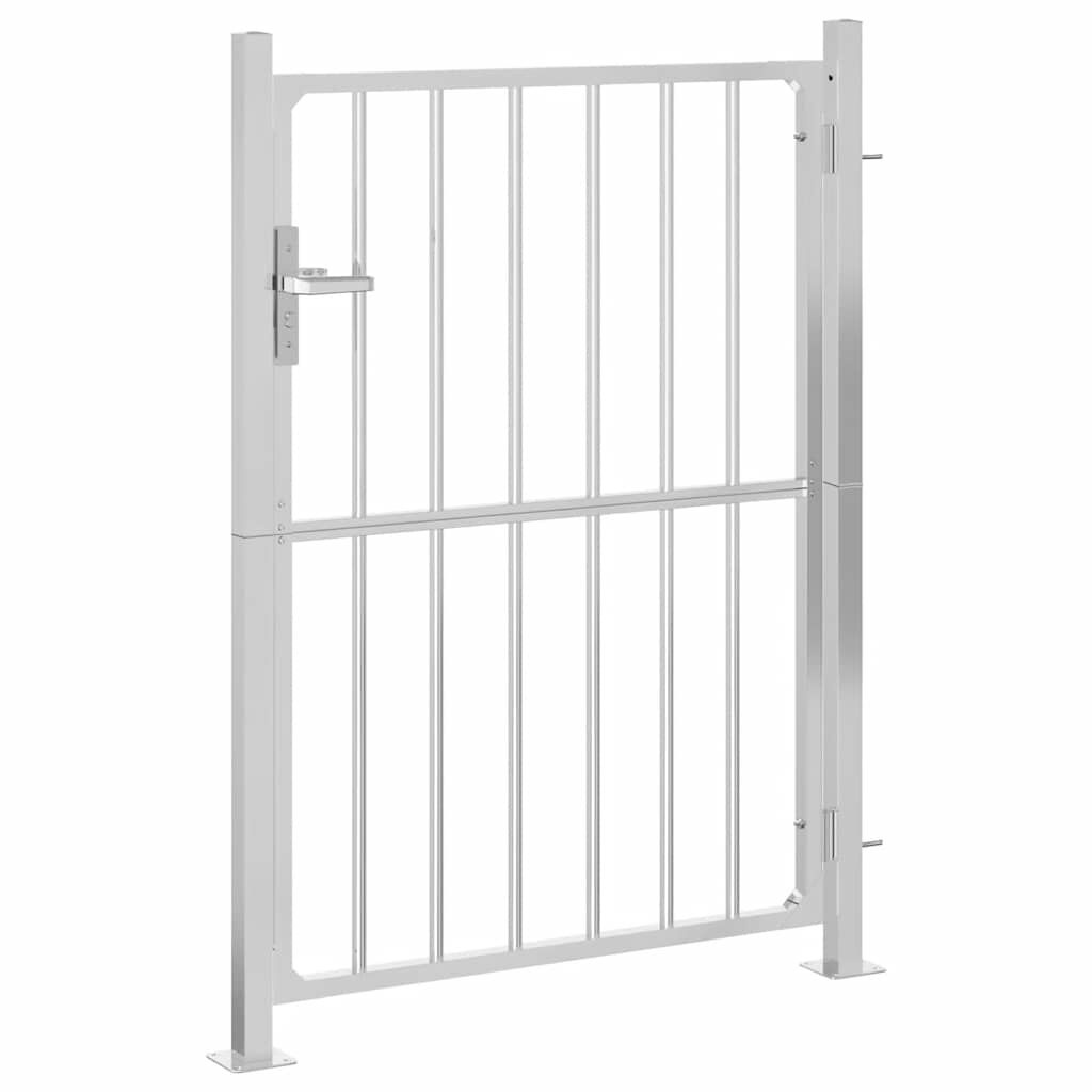 vidaXL Tuinpoort RVS 100x145cm - 55% Korting!