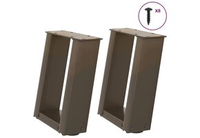 Salontafelpoten U-vormig 2 st - 40% Korting!