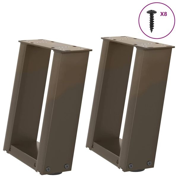 Salontafelpoten U-vormig 2 st - 40% Korting!