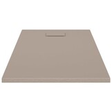 vidaXL Douchebak 120x70 cm Bruin SMC - 40% Korting!