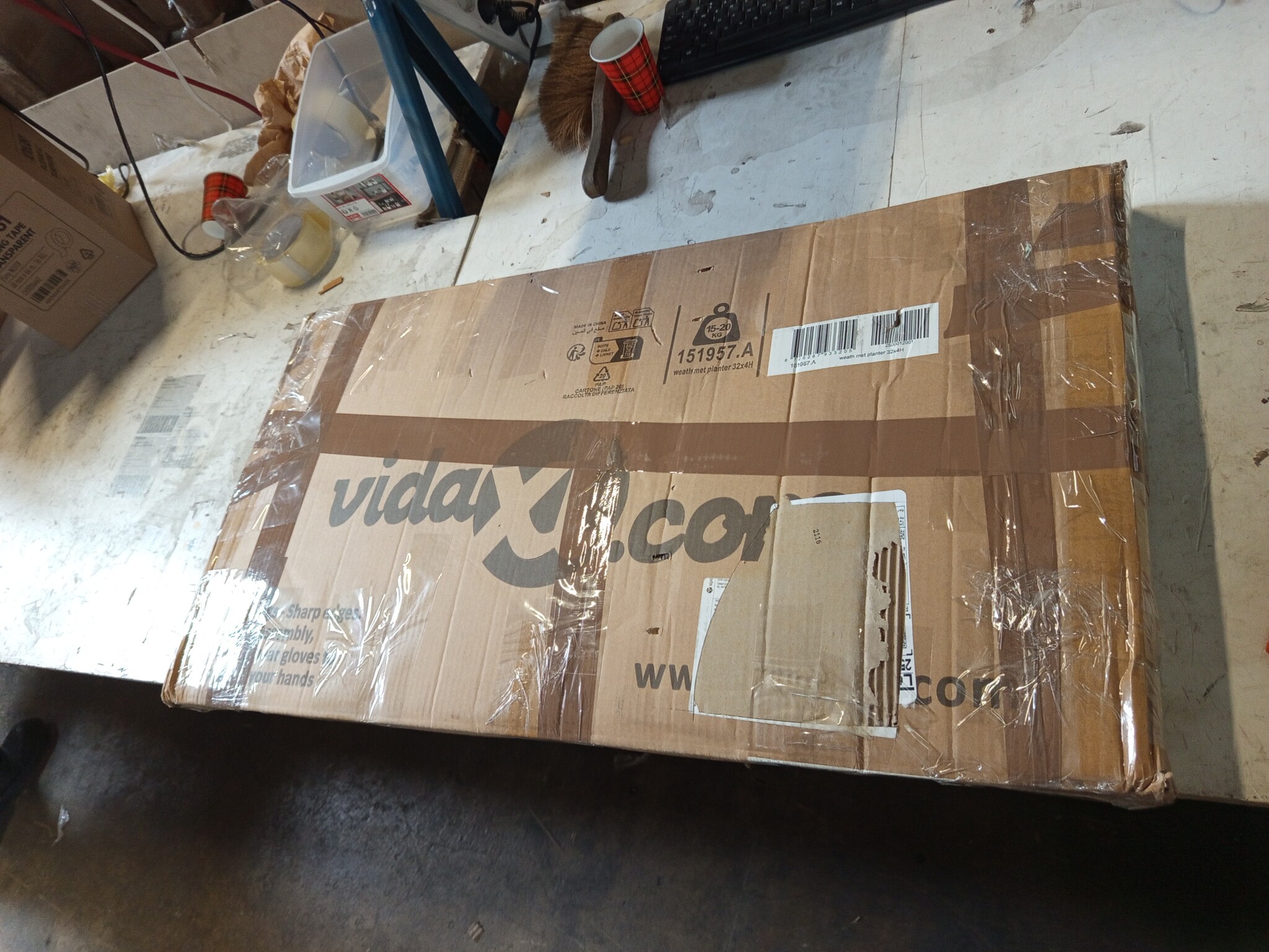 VidaXL Verhoogde Plantenbak Cortenstaal 320cm - 60% Korting!