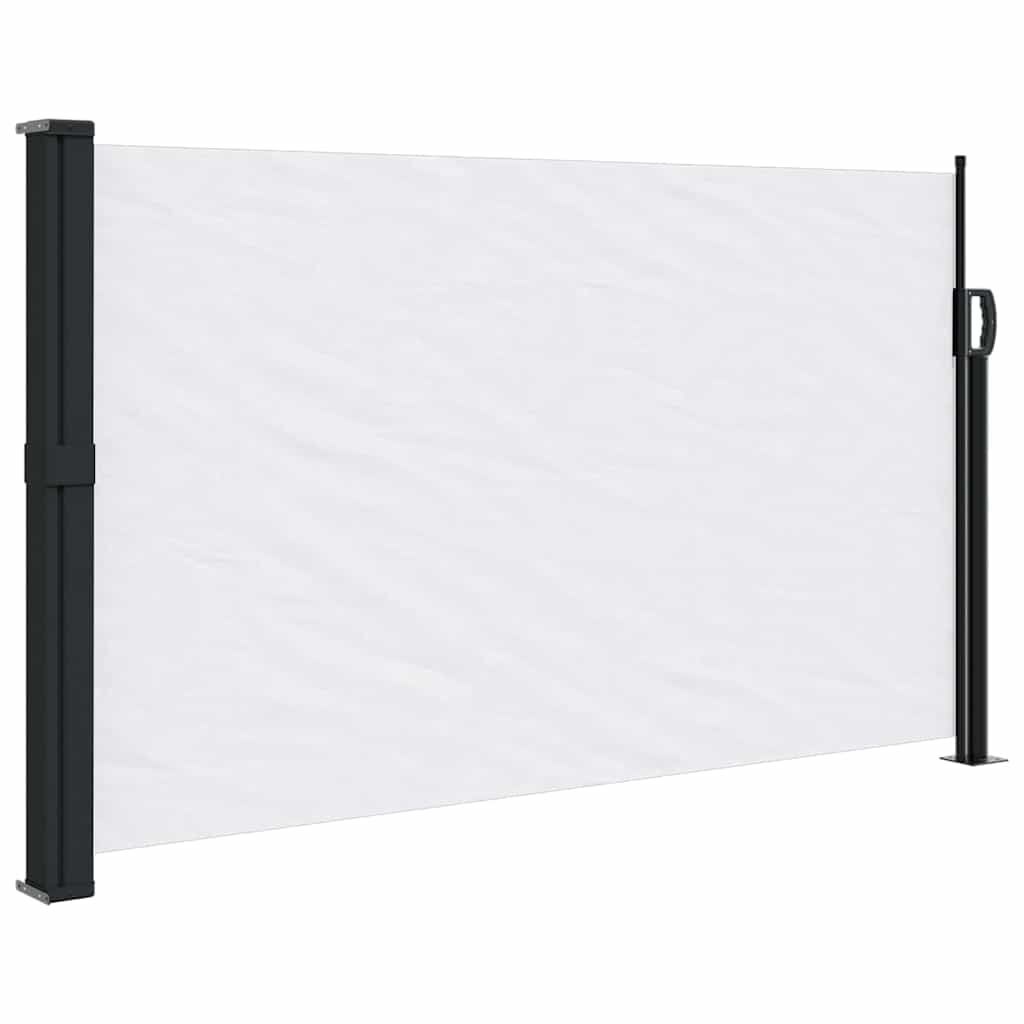 Uittrekbaar Windscherm Wit 120x500cm - 35% Korting!