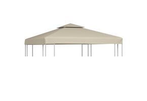 Prieel Tentdoek 3x3m Beige - 40% Korting! (Zo Goed Als Nieuw)