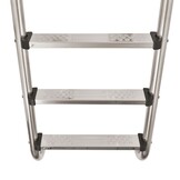 Zwembadladder RVS 304 - 3 Sporten, 120cm diep - 35% Korting!