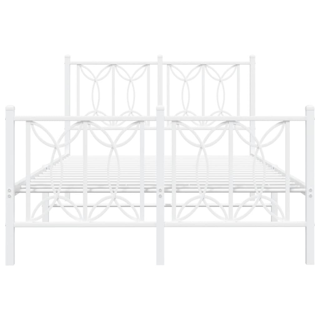 VidaXL Bedframe Wit 120x190cm - Zo Goed Als Nieuw - 40% Korting!