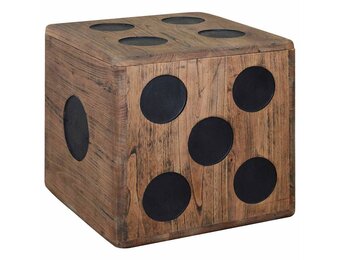 vidaXL Dobbelsteen Opbergkist 40x40 Wit Cederhout -46%