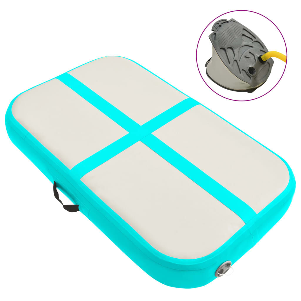 vidaXL Gymnastiekmat Groen 60x100cm + Pomp - 46% Korting!