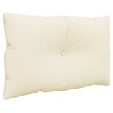 vidaXL Palletkussens Crème - Scheurtje - 64% Korting!