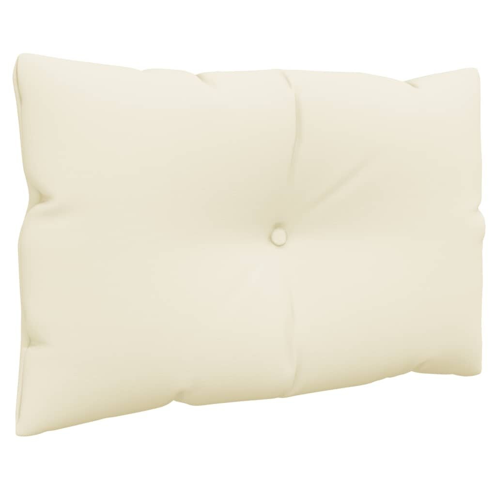 vidaXL Palletkussens Crème - Scheurtje - 64% Korting!