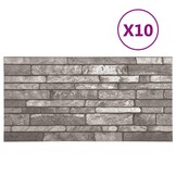 vidaXL 3D Wandpanelen Baksteen Donkergrijs (11 st) - 46% Korting!