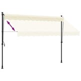 VidaXL Luifel 300x150 Crème - 64% Korting! (Lichte Krasjes)