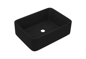 VidaXL Wastafel Mat Zwart 41cm - 40% Korting! (Retour)