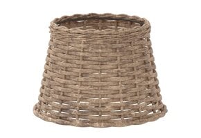VidaXL Lampenkap Wicker Bruin Ø25cm - 40% Korting!