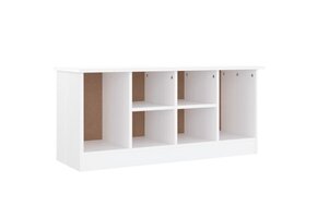 VidaXL Schoenenbank ALTA Grenenhout Wit 100cm - 40% Korting!