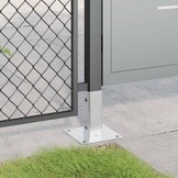 vidaXL Spokkels Vierkant (4 st) - Gegalvaniseerd - 40% Korting!