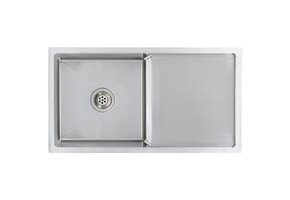 Handgemaakte RVS Gootsteen 87cm - 40% Korting!