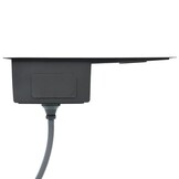 Handgemaakte RVS Gootsteen 87cm - 40% Korting!