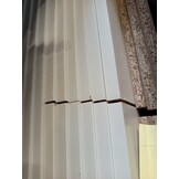 Boekenkast/Kamerscherm Wit 80x24x192cm - 55% Korting!