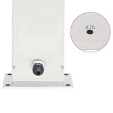 vidaXL Tuindouchekraan RVS 110cm - 40% Korting!